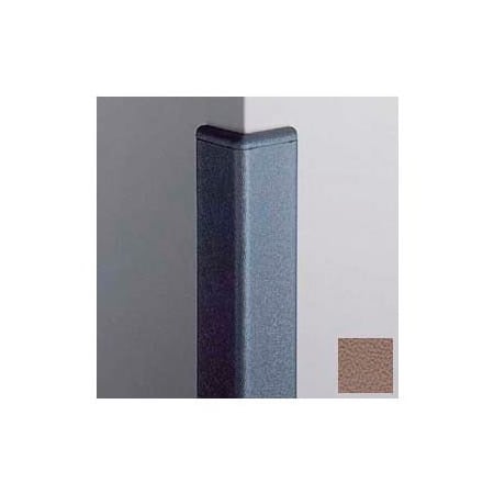 Pawling Surface Mounted Corner Guard 90Deg, 2'' Wings, 8' Height W/ Caps, Caf Au Lait CG-20-8-694